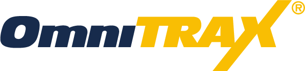 blue and yellow logo with slogan and R on white